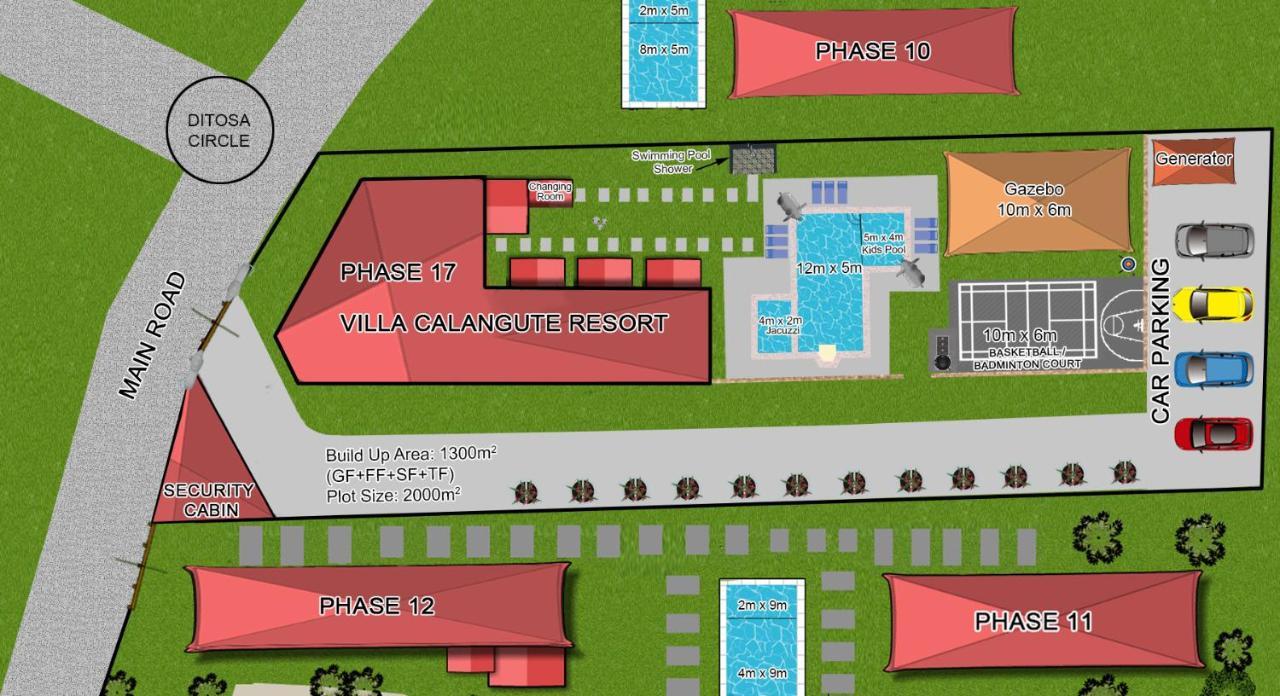 Villa Calangute Phase 11 Eksteriør billede
